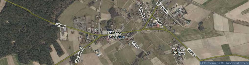 Zdjęcie satelitarne Główna ul.